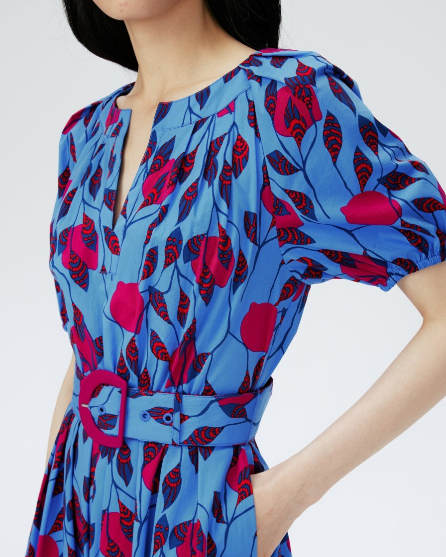 Diane von Furstenberg Midi Dresses | Lindy Cotton Dress