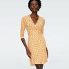 Diane von Furstenberg Short Dresses | Julian Silk Jersey Wrap Dress