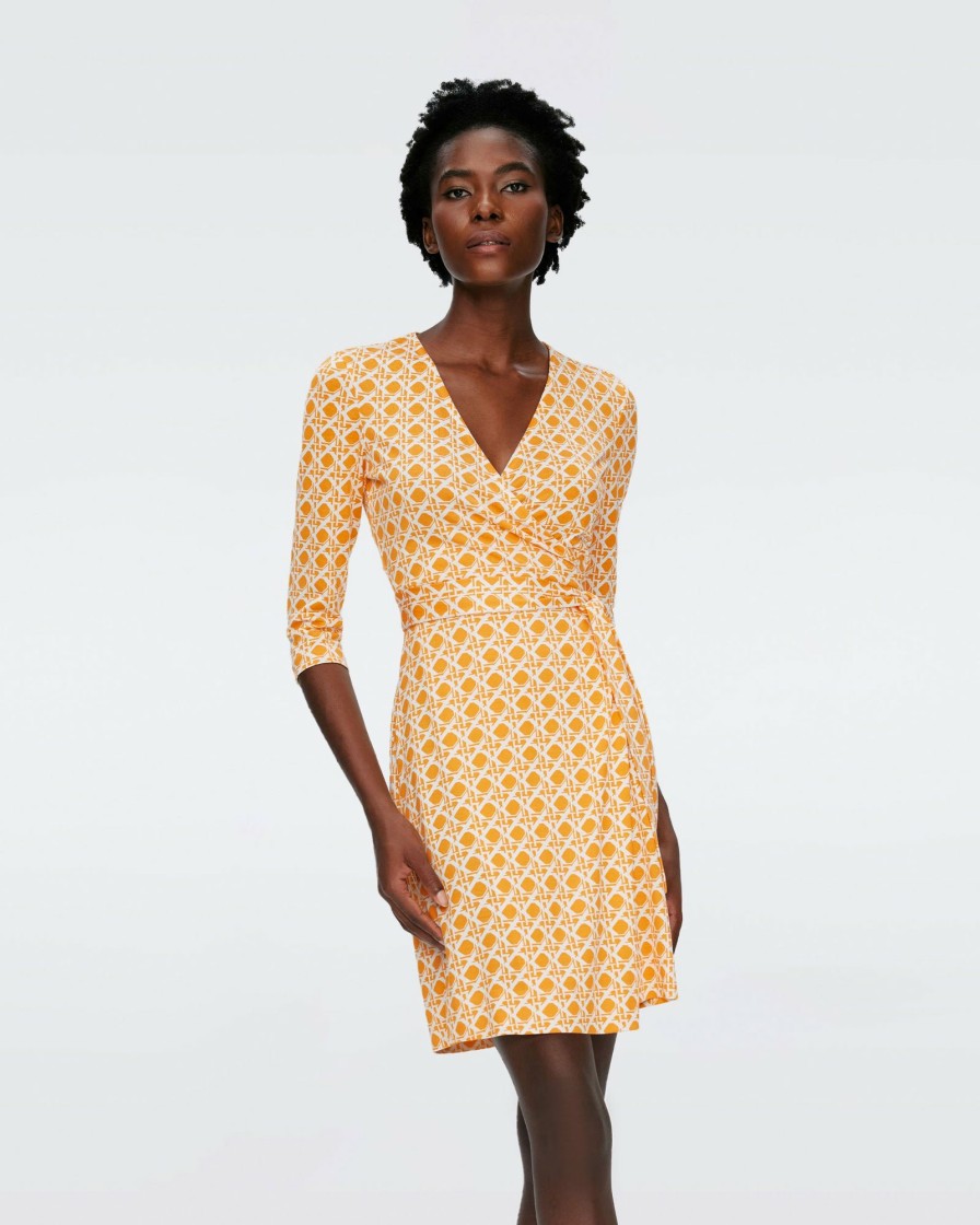 Diane von Furstenberg Short Dresses | Julian Silk Jersey Wrap Dress