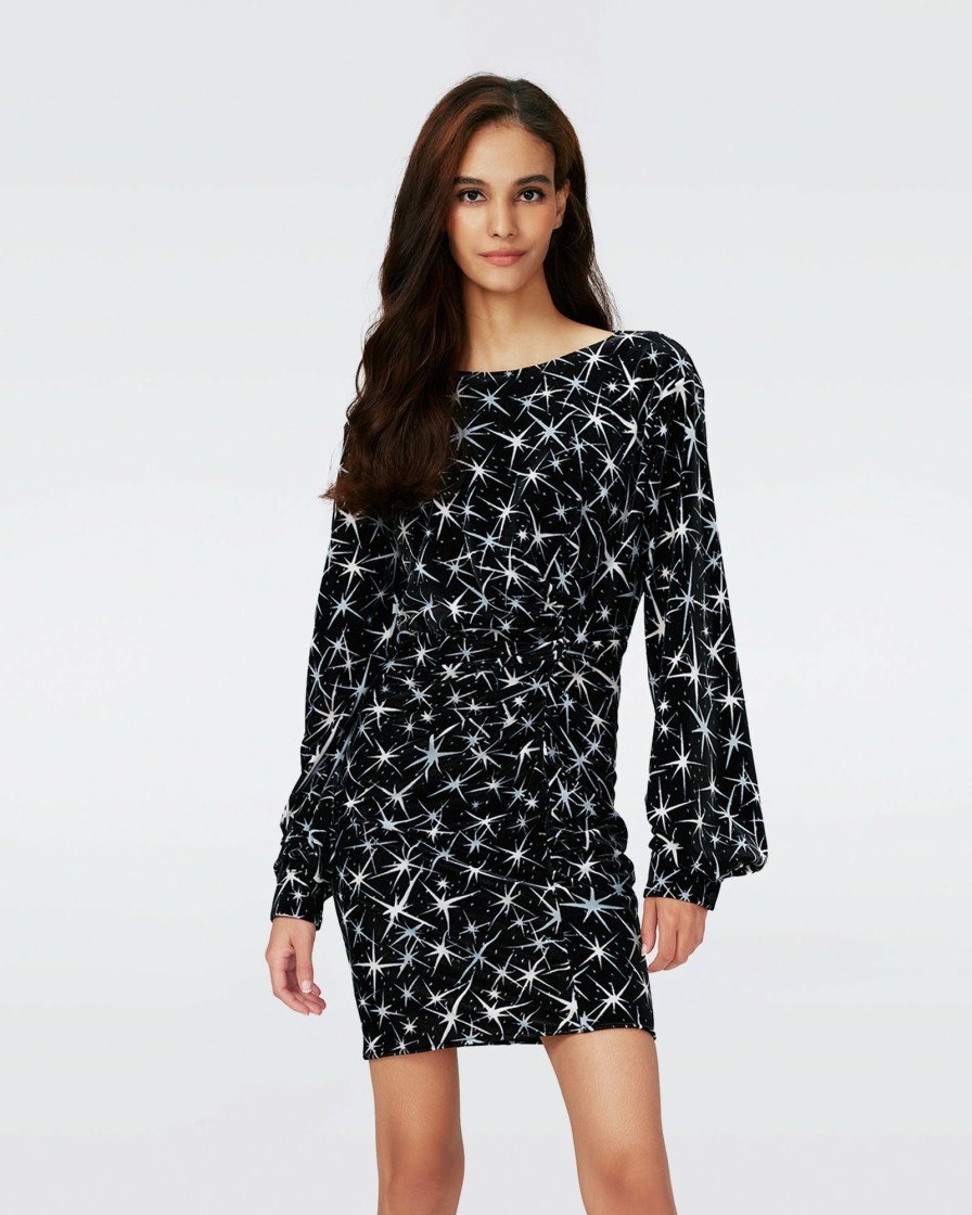 Diane von Furstenberg Short Dresses | Mimi Velvet Dress