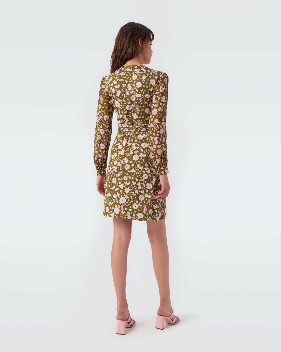 Diane von Furstenberg Mini Wrap Dresses | Gala Silk Jersey Mini Wrap Dress