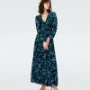 Diane von Furstenberg Maxi Dresses | Dvf Sean Dress In China Vine Blk Med