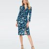 Diane von Furstenberg Knee Length Dresses | Sheska Dress