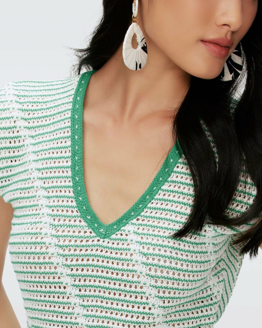 Diane von Furstenberg All Separates | Claud Crochet Top