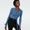 Diane von Furstenberg All Separates | Dvf Bobbie Top In Flower Tie Barrier Reef