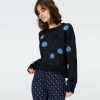 Diane von Furstenberg All Separates | Dvf Phillipa Top In Dots Blue