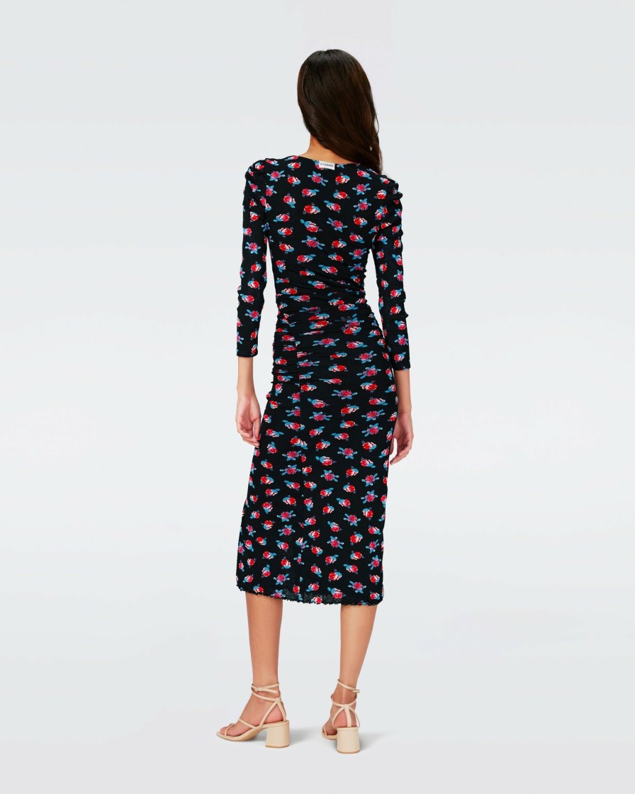 Diane von Furstenberg Midi Dresses | Priyanka Reversible Mesh Dress