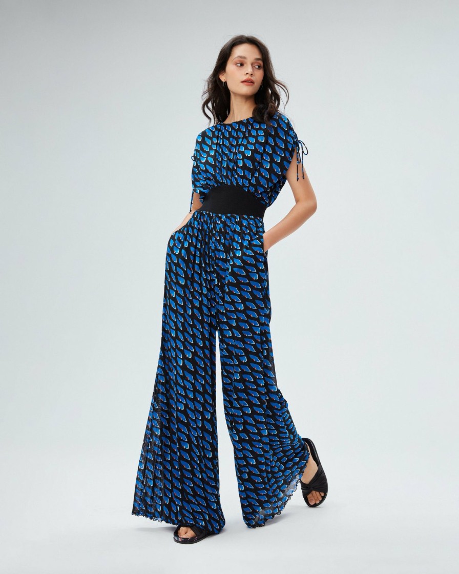 Diane von Furstenberg Mesh Shop | Andra Mesh Jumpsuit