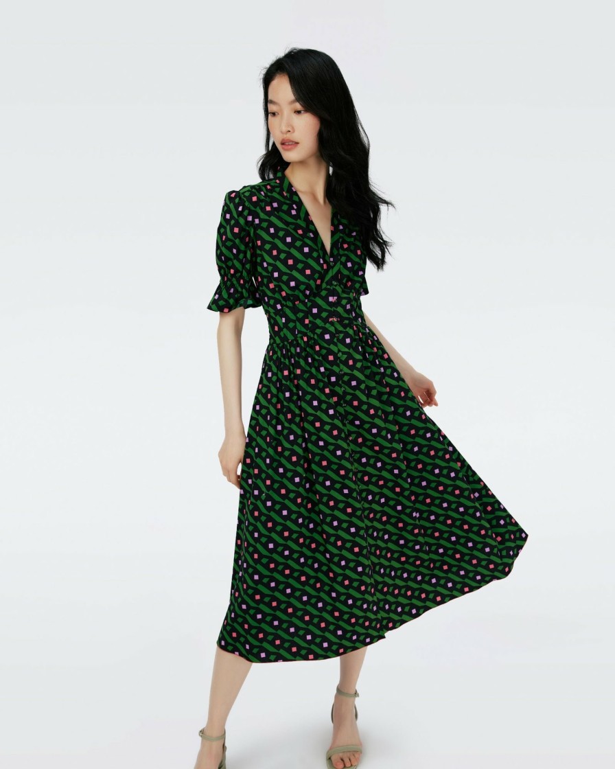 Diane von Furstenberg Midi Dresses | Erica Cotton Midi Dress