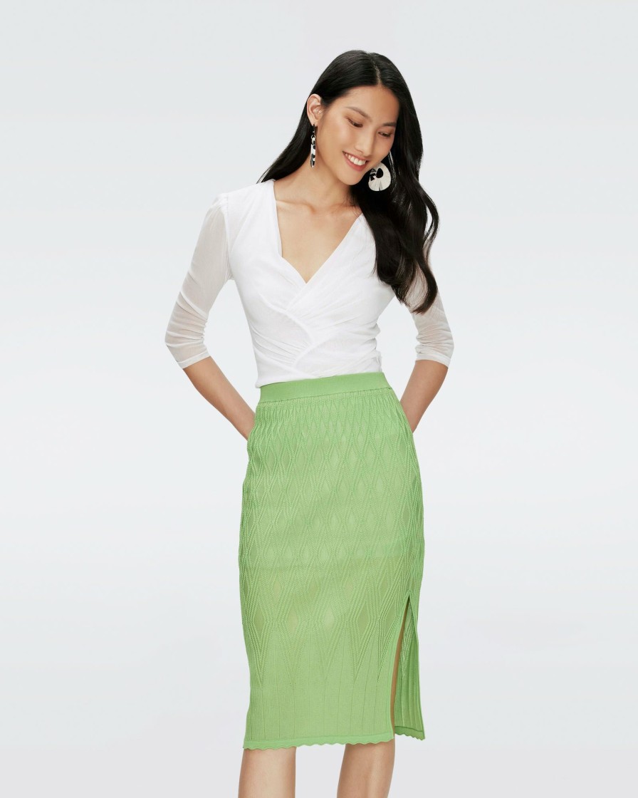 Diane von Furstenberg All Separates | Gisele Knit Jacquard Skirt