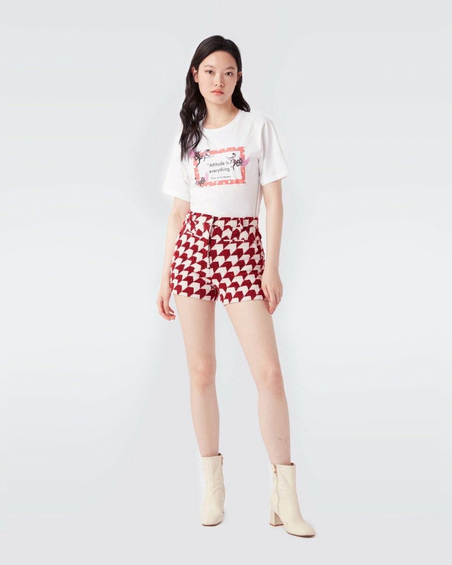 Diane von Furstenberg All Separates | Gramercy Boucled Wool Shorts