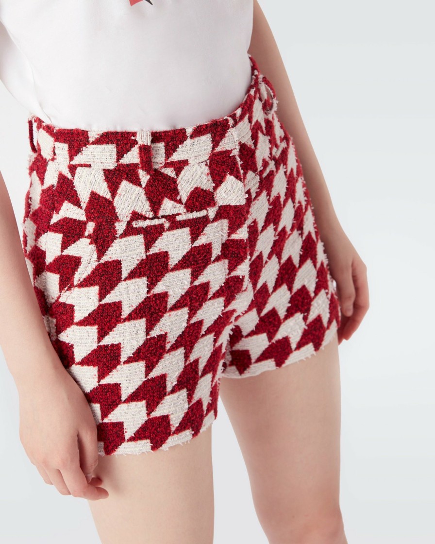 Diane von Furstenberg All Separates | Gramercy Boucled Wool Shorts