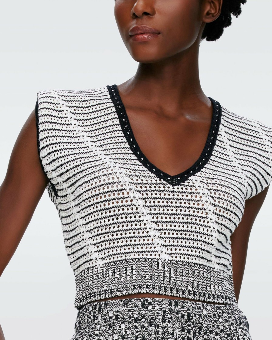 Diane von Furstenberg All Separates | Claud Crochet Top