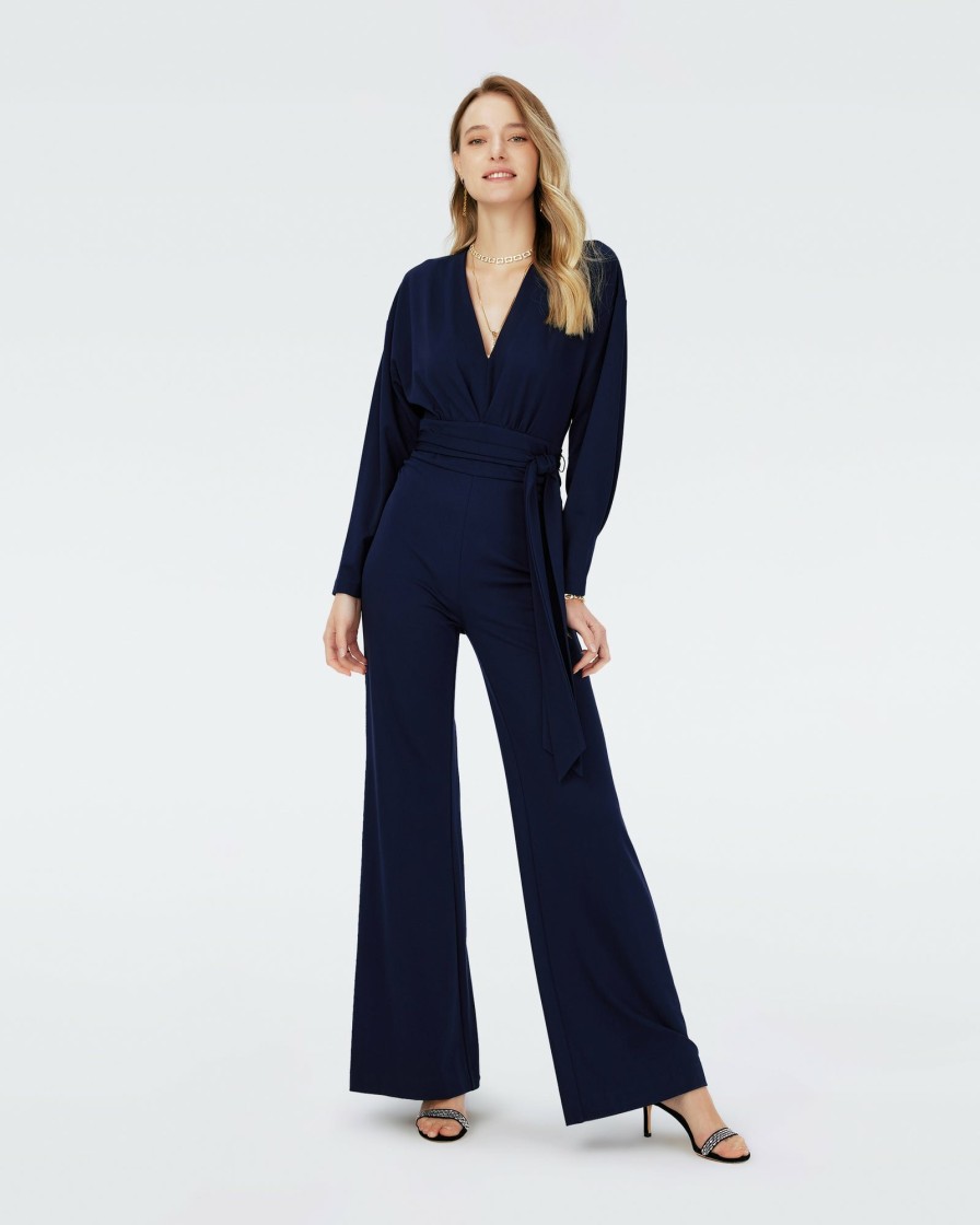 Diane von Furstenberg Jumpsuits & Rompers | Dvf Marilou Jumpsuit In Midnight