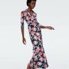 Diane von Furstenberg Maxi Dresses | Abigail Silk Jersey Maxi Wrap Dress