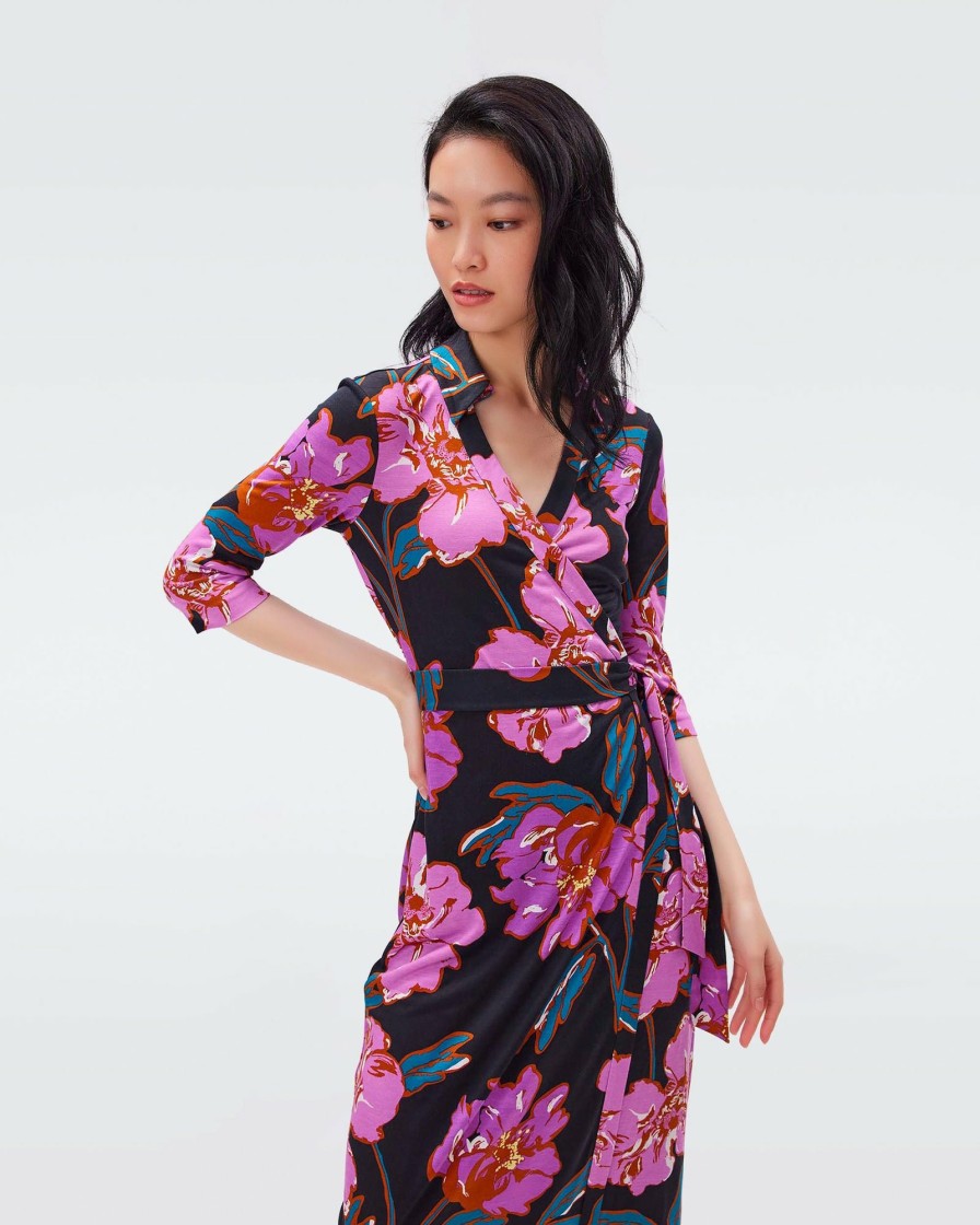 Diane von Furstenberg Maxi Dresses | Abigail Silk Jersey Wrap Dress