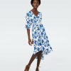 Diane von Furstenberg Midi Dresses | Eloise Faux Wrap Midi Dress