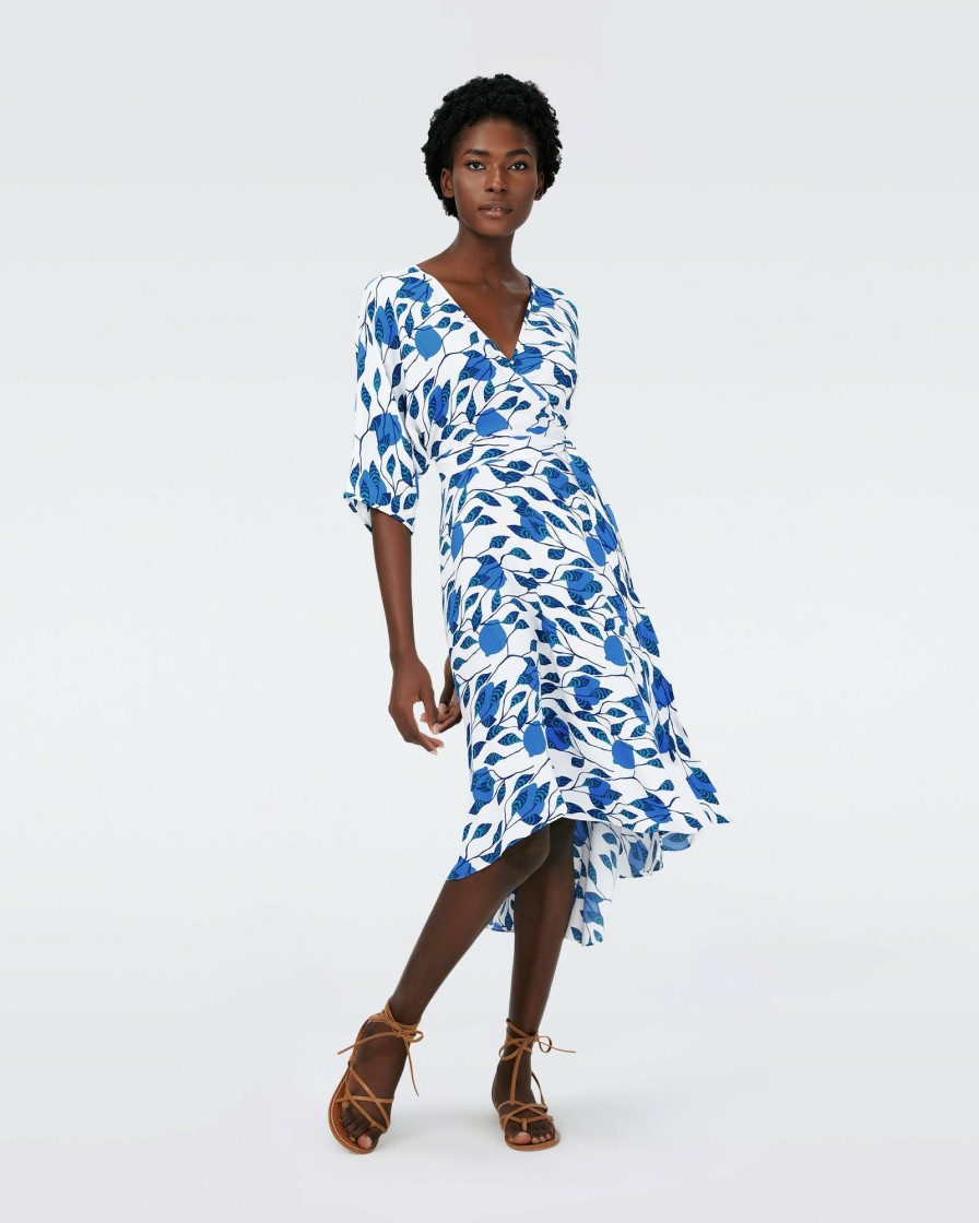 Diane von Furstenberg Midi Dresses | Eloise Faux Wrap Midi Dress