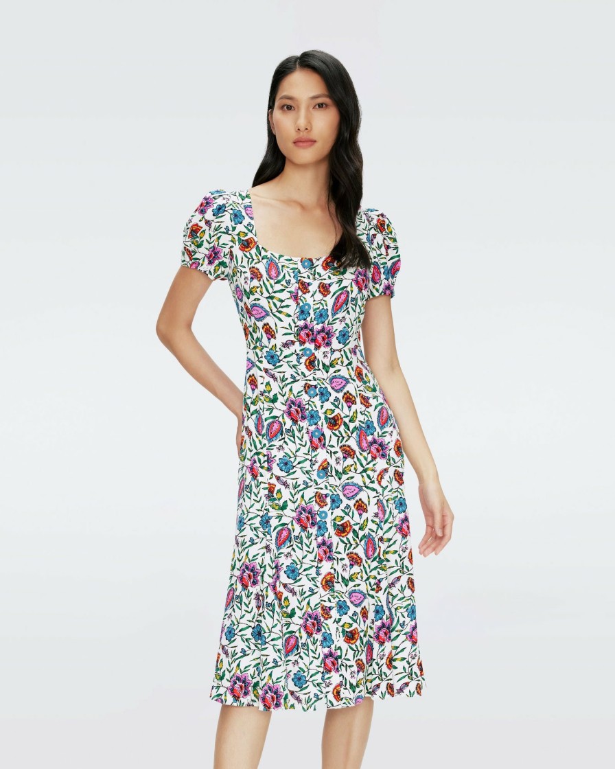 Diane von Furstenberg Knee Length Dresses | Elena Dress