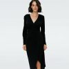 Diane von Furstenberg Midi Dresses | Dvf Nevine Dress In Black