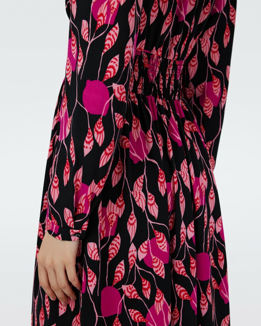 Diane von Furstenberg Midi Dresses | Erica Long Sleeve Midi Dress