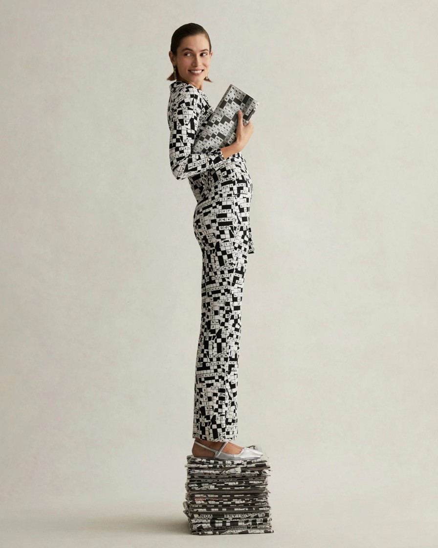 Diane von Furstenberg Jumpsuits & Rompers | Michelle Jumpsuit In Tiny Dvf 50Th Crossword Ivory