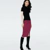 Diane von Furstenberg All Separates | Dvf Gusta Skirt In Flwer Tie Poison Pink