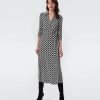 Diane von Furstenberg Midi Dresses | Abigail Silk Jersey Midi Wrap Dress