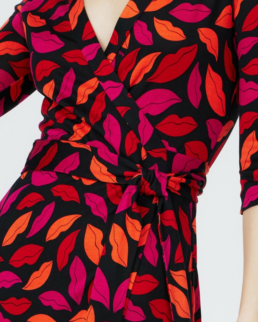 Diane von Furstenberg Midi Dresses | Abigail Silk Jersey Midi Wrap Dress