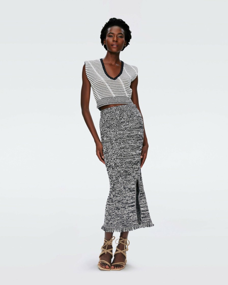 Diane von Furstenberg All Separates | Emmie Crochet Skirt