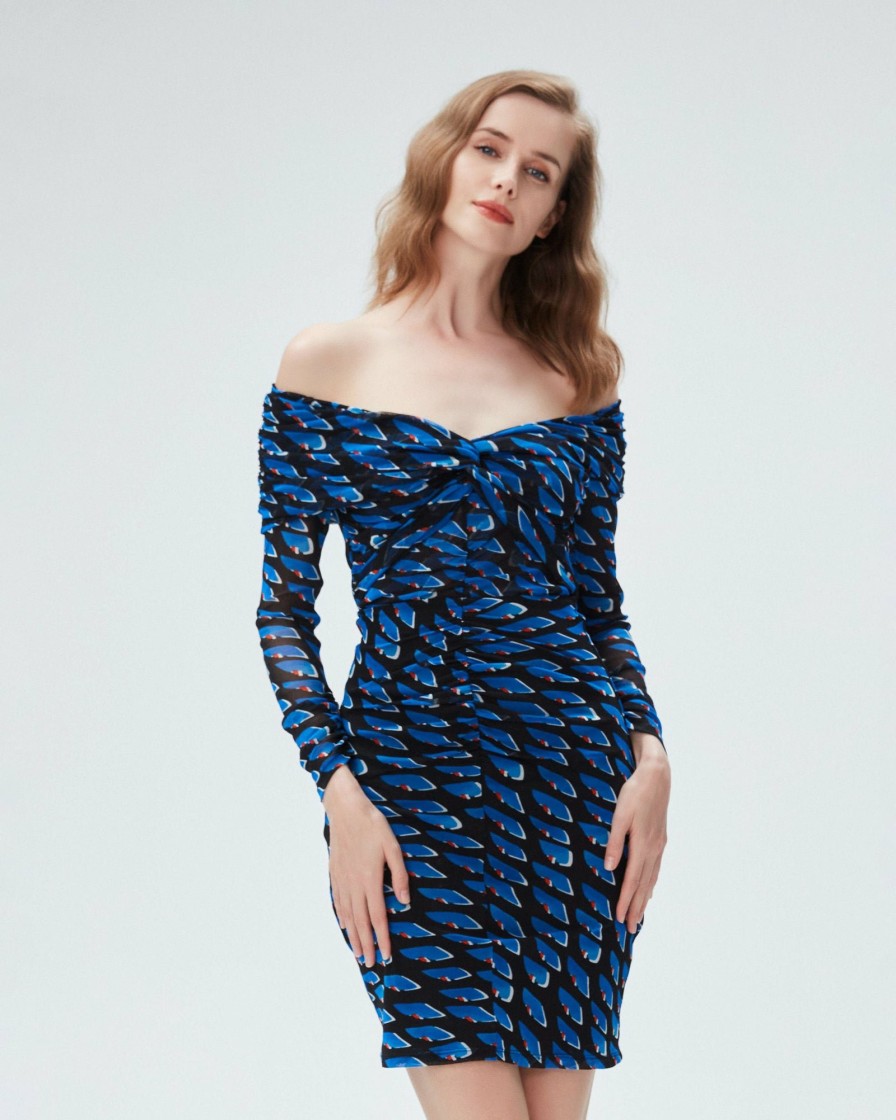 Diane von Furstenberg Mesh Shop | Ganesa Mesh Mini Dress