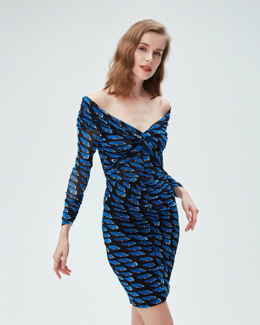 Diane von Furstenberg Mesh Shop | Ganesa Mesh Mini Dress