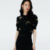 Diane von Furstenberg Black Dresses | Willa Knit Jacquard Sweater