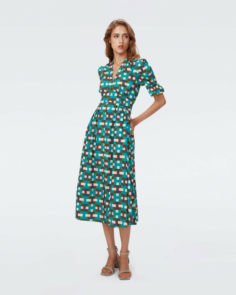 Diane von Furstenberg Midi Dresses | Erica Cotton Dress