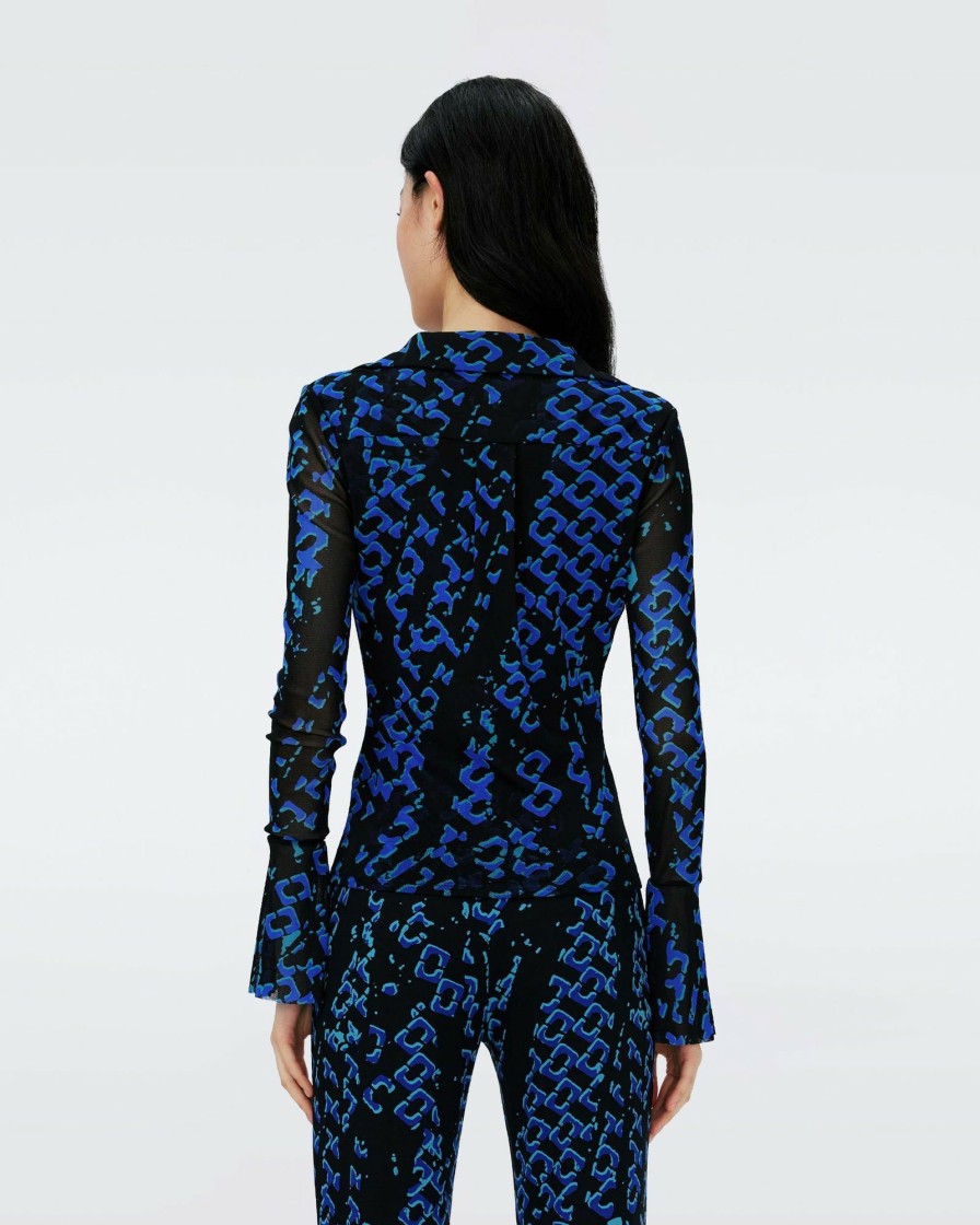 Diane von Furstenberg All Separates | Mackenzie Mesh Top