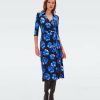 Diane von Furstenberg Midi Dresses | Abigail Silk Jersey Wrap Dress