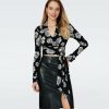 Diane von Furstenberg Black Dresses | Bobbie Wrap Top