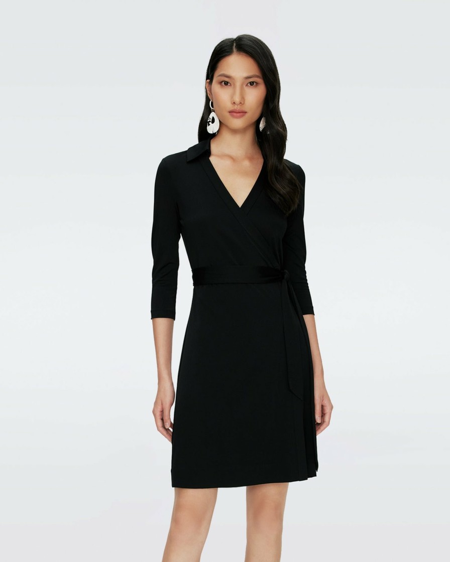 Diane von Furstenberg Short Dresses | Jeanne Silk Jersey Wrap Dress