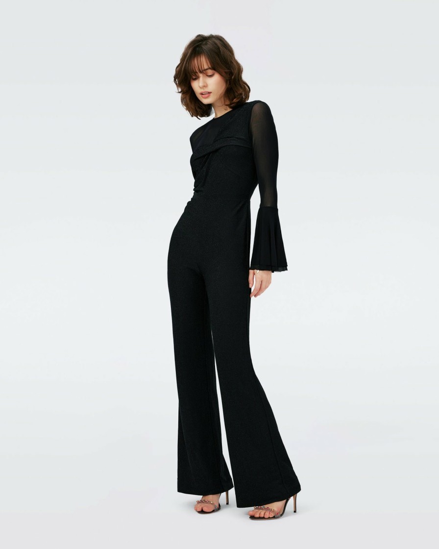 Diane von Furstenberg Black Dresses | Dierdre Jumpsuit