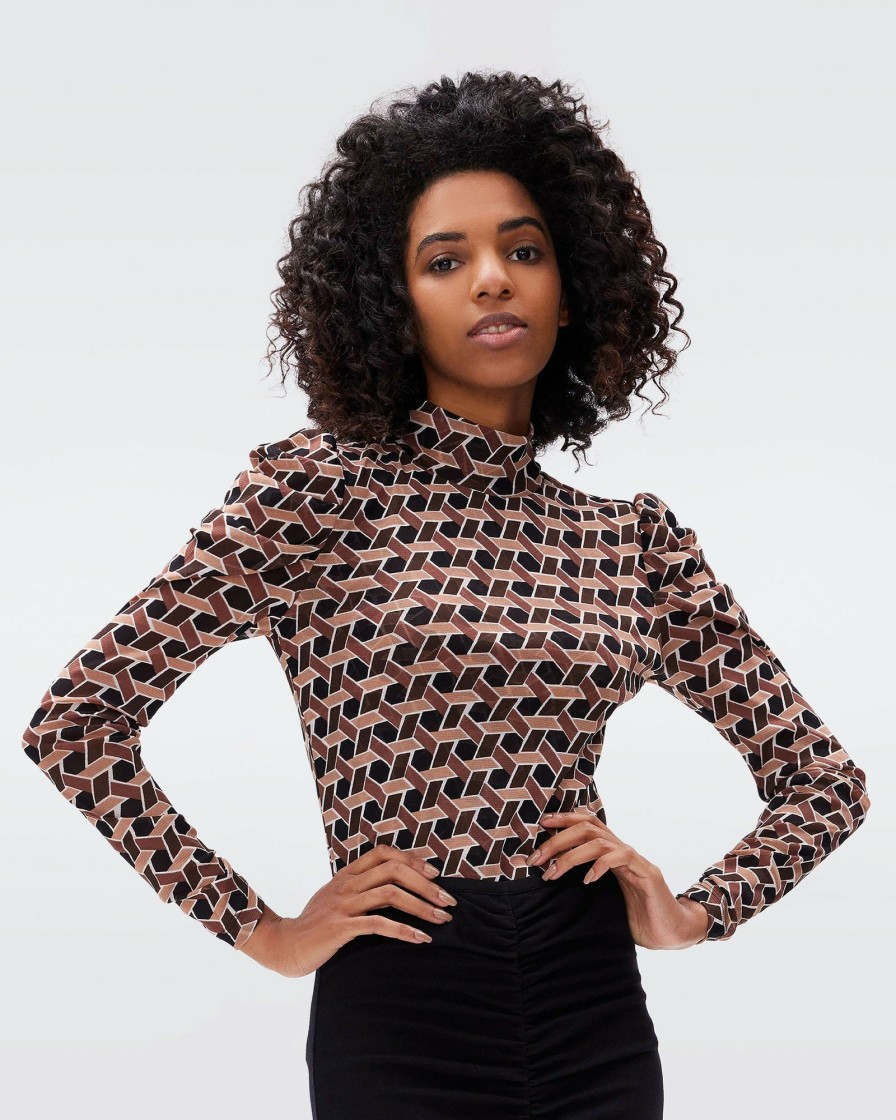 Diane von Furstenberg All Separates | Remy Mesh Top