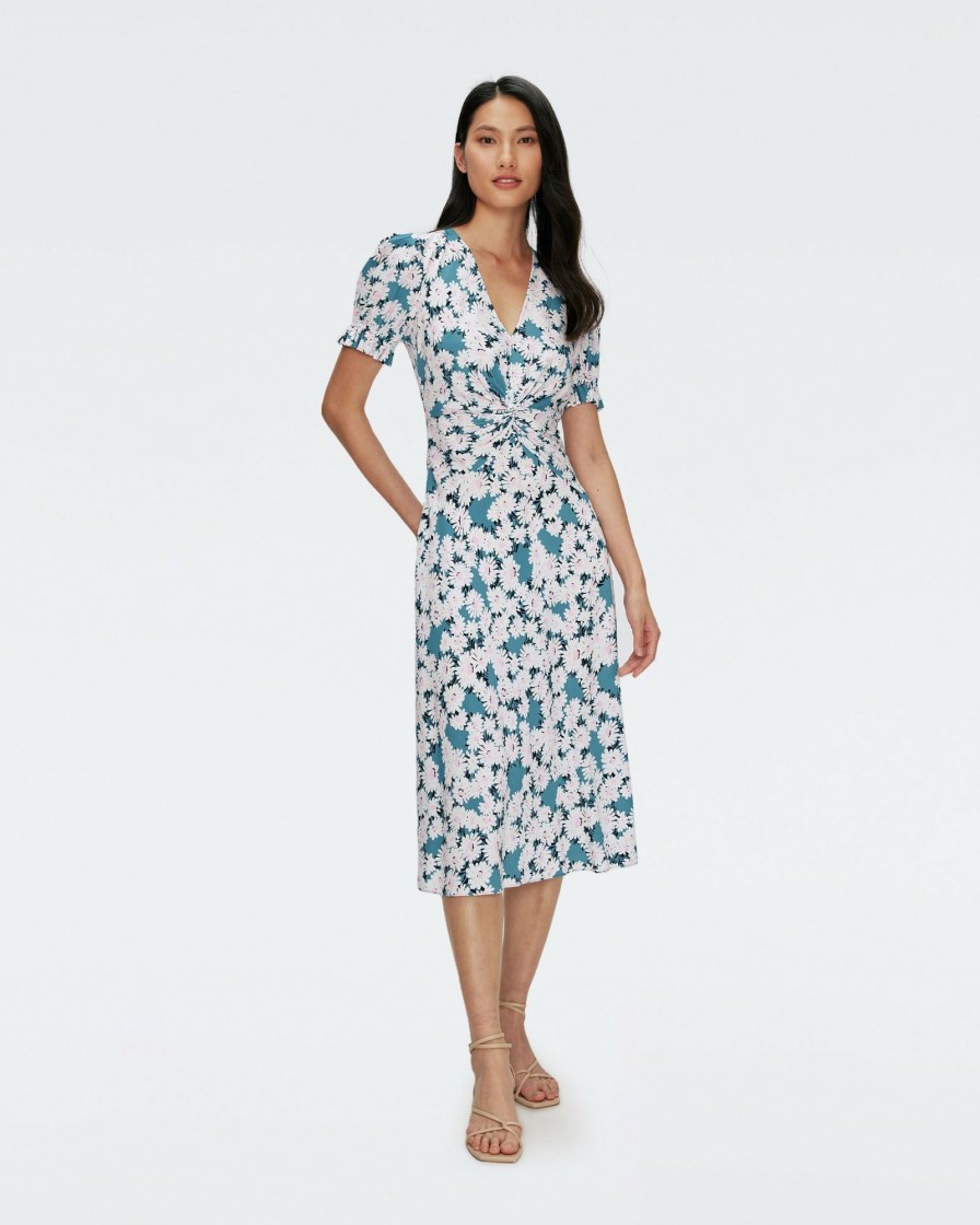 Diane von Furstenberg Midi Dresses | Anaba Short Sleeve Dress