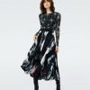 Diane von Furstenberg Black Dresses | Mykola Skirt