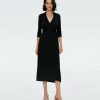 Diane von Furstenberg Midi Dresses | Abigail Silk Jersey Maxi Wrap Dress